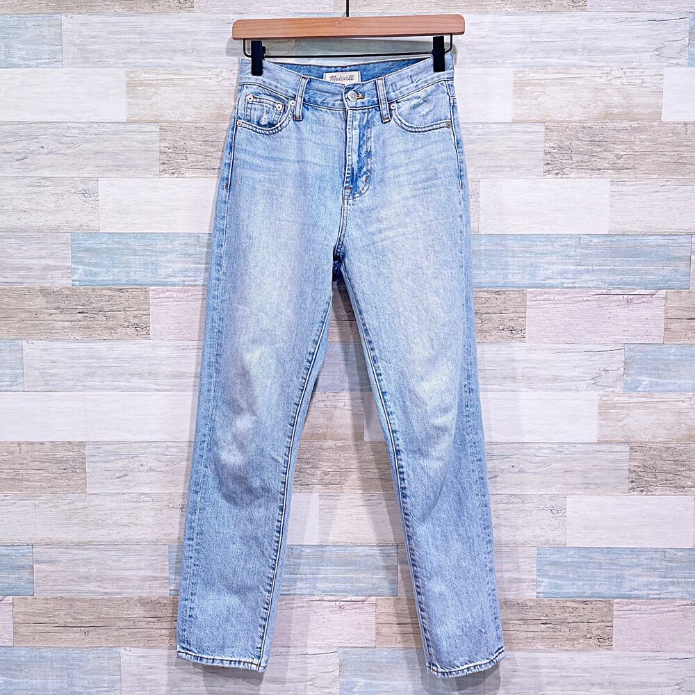 Madewell Perfect Vintage Jean in Fitzgerald Wash High Rise No Stretch Womens 23
